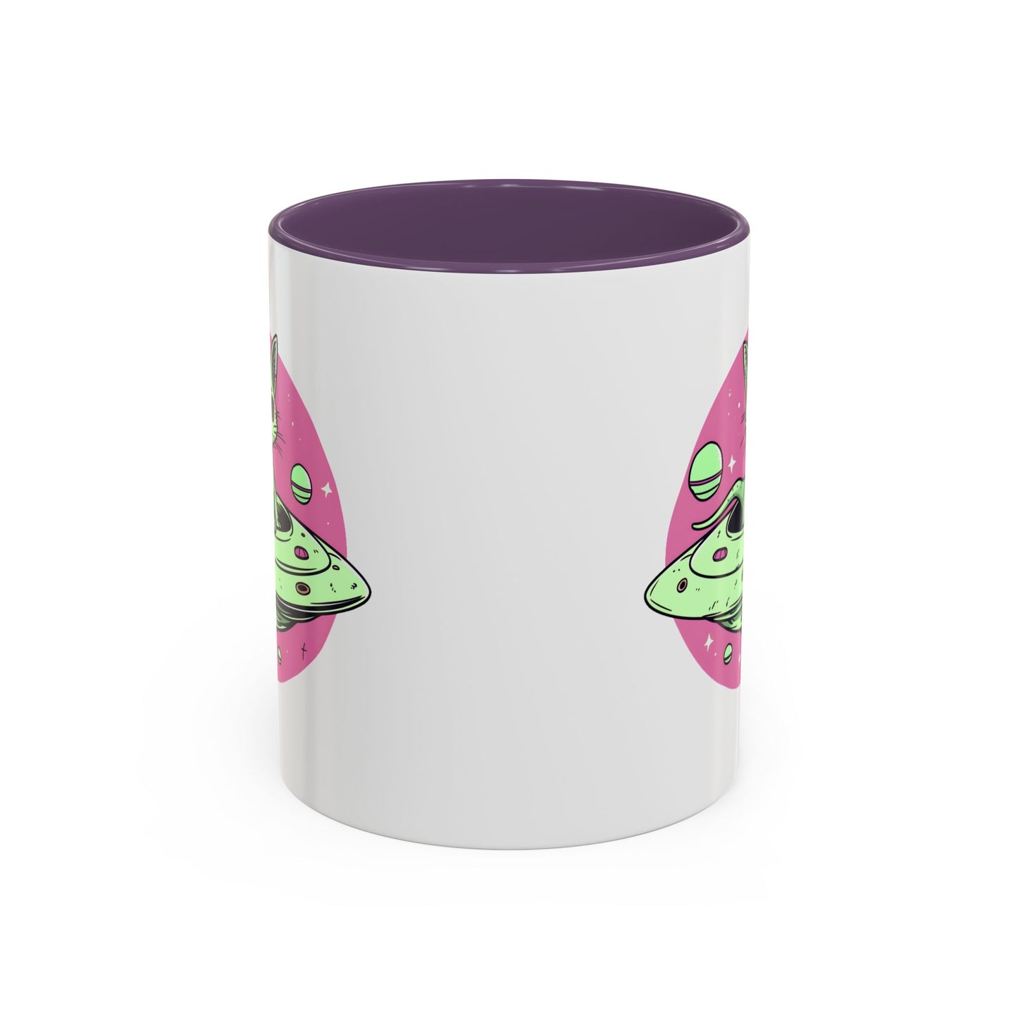 Alien Mug - Flying Saucer Cat