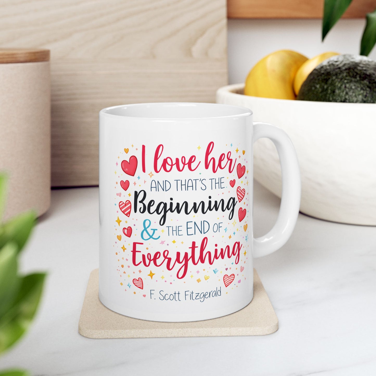 Anniversary Mug - I Love Her And Thats The Beginning