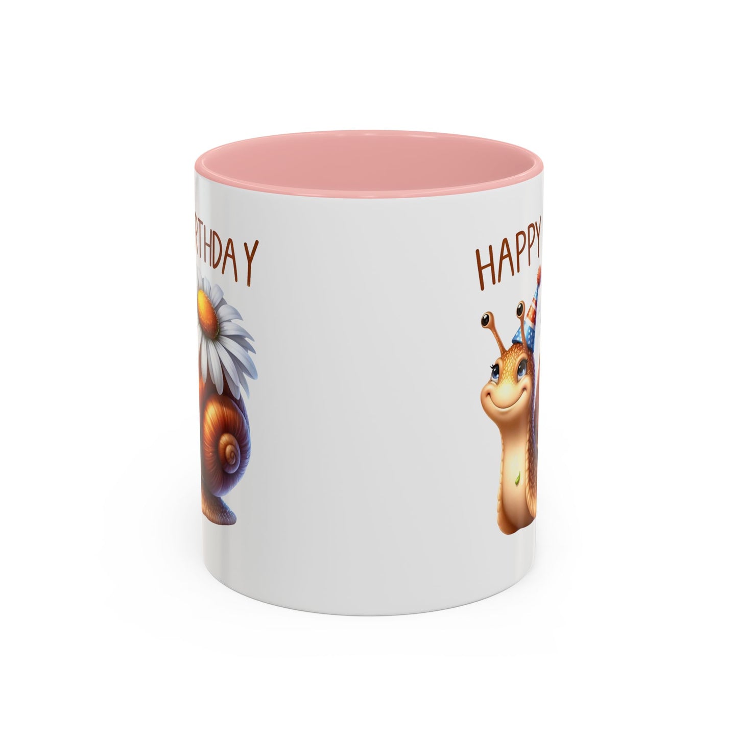 Birthday Mug - Snail Flower
