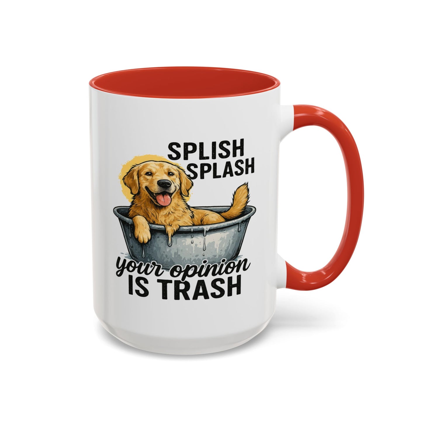 Animal Mug - Splish Splash Your Opinion Is Trash