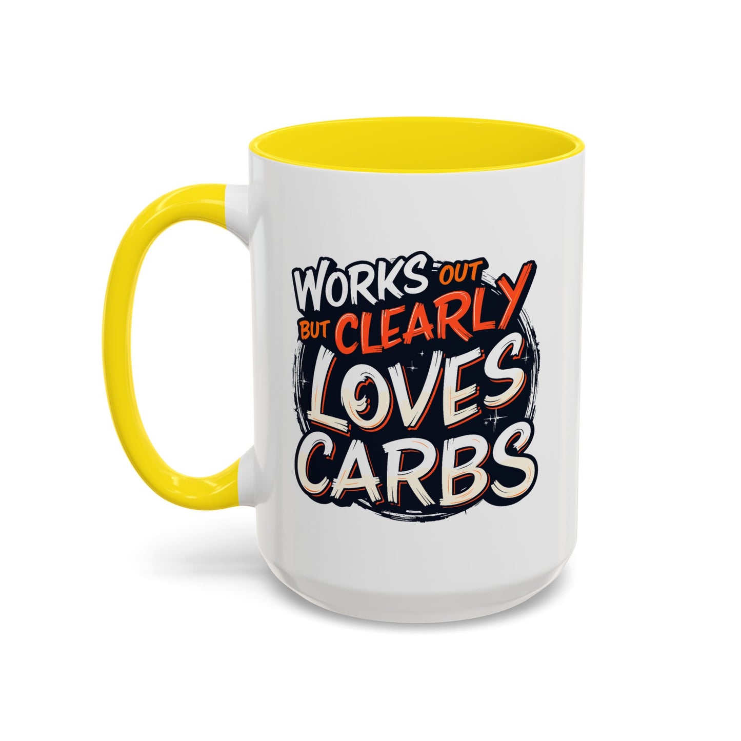 Adult Mug - Works Out But