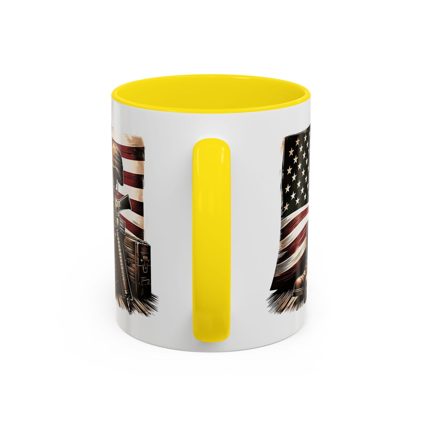 4th of July Mug - Fallen Soldier Boots Flag 3