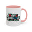 Christmas Mug - Merry Christmas White Red & Blue Text