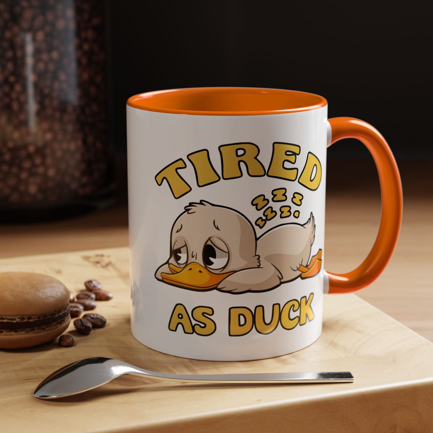 Humor Mug - Tired As Duck