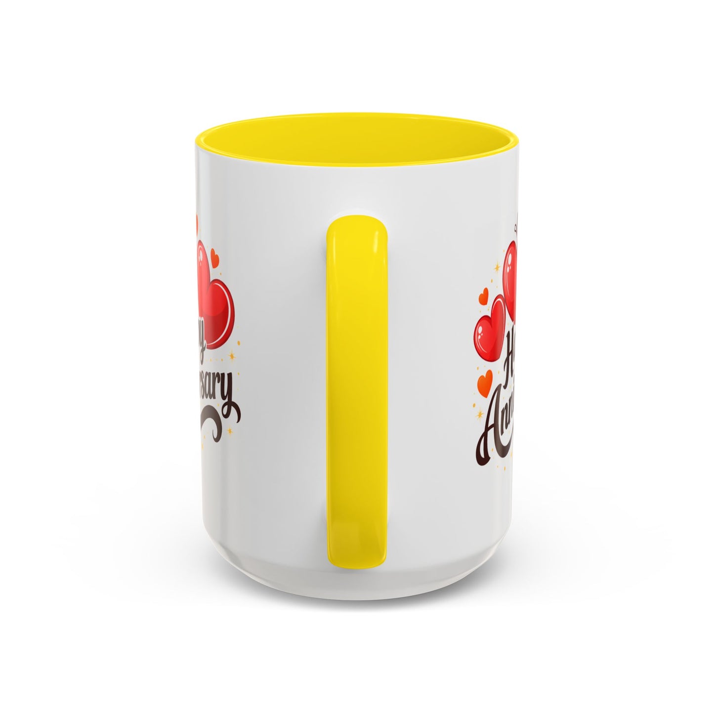 Anniversary Mug - Happy Anniversary Hearts
