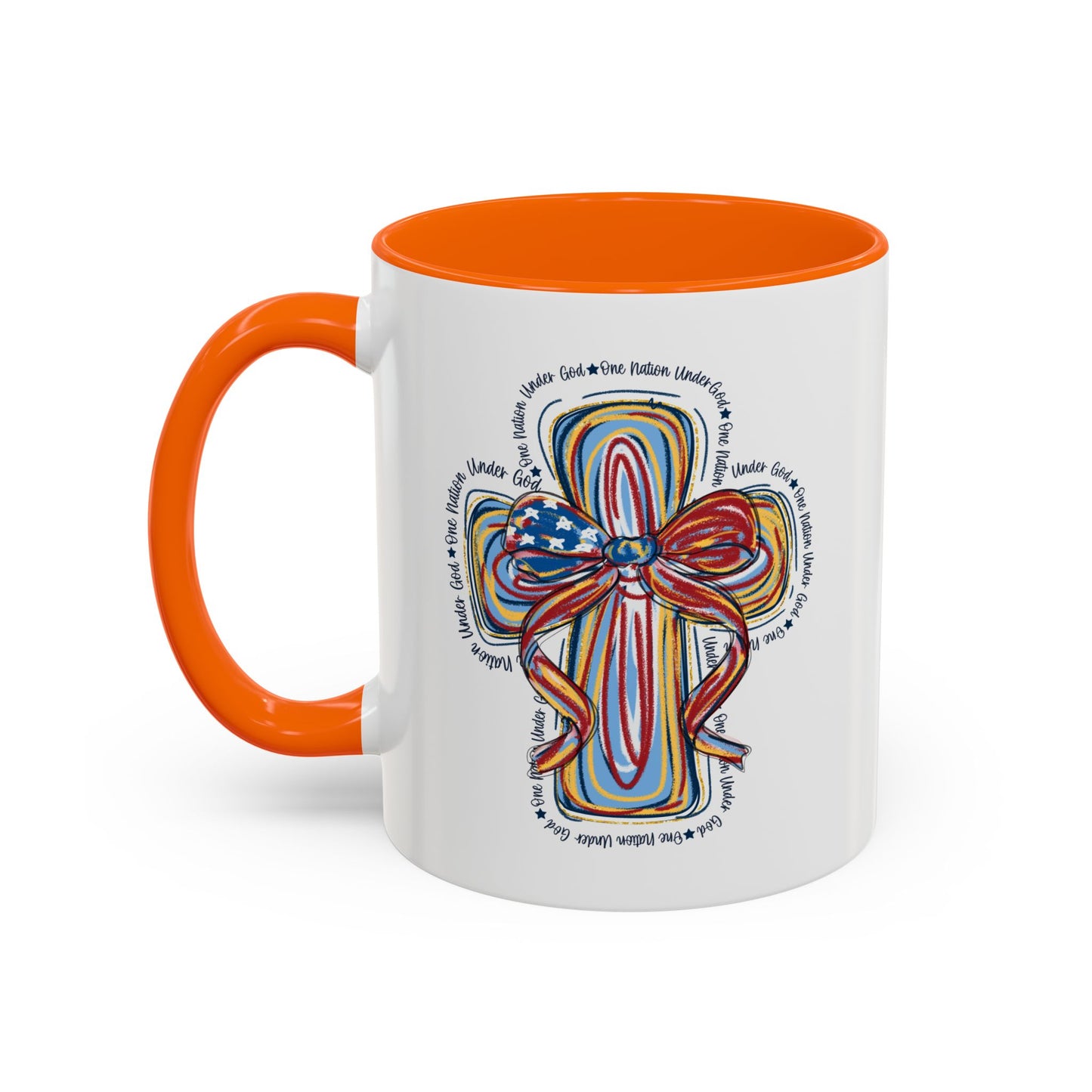 4th of July Mug - Christian Cross Bow