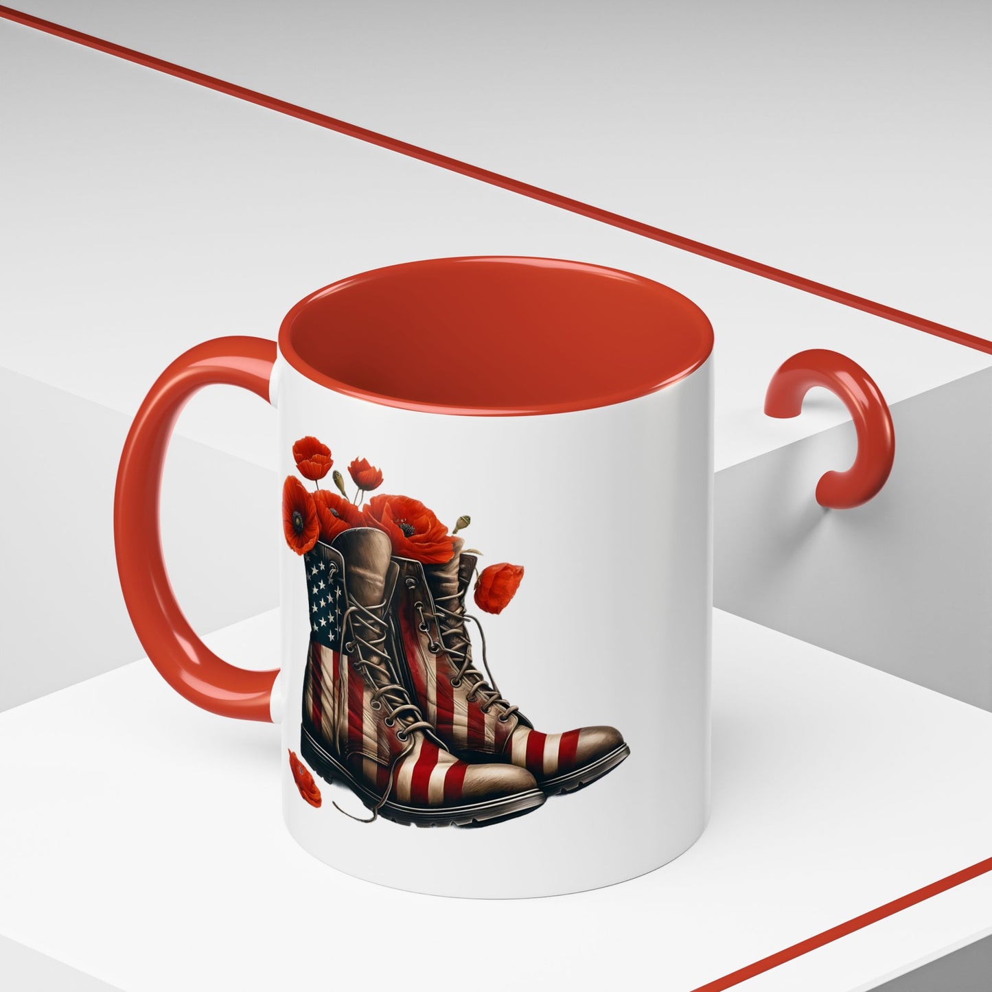 4th of July Mug - Fallen Soldier Boots