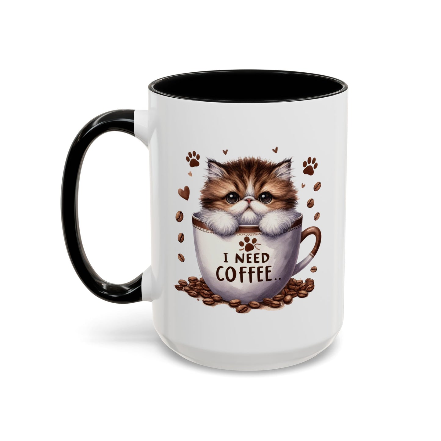 Animal Mug - I Need Coffee Kitten