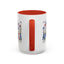 4th of July Mug - Floral America Patriotic