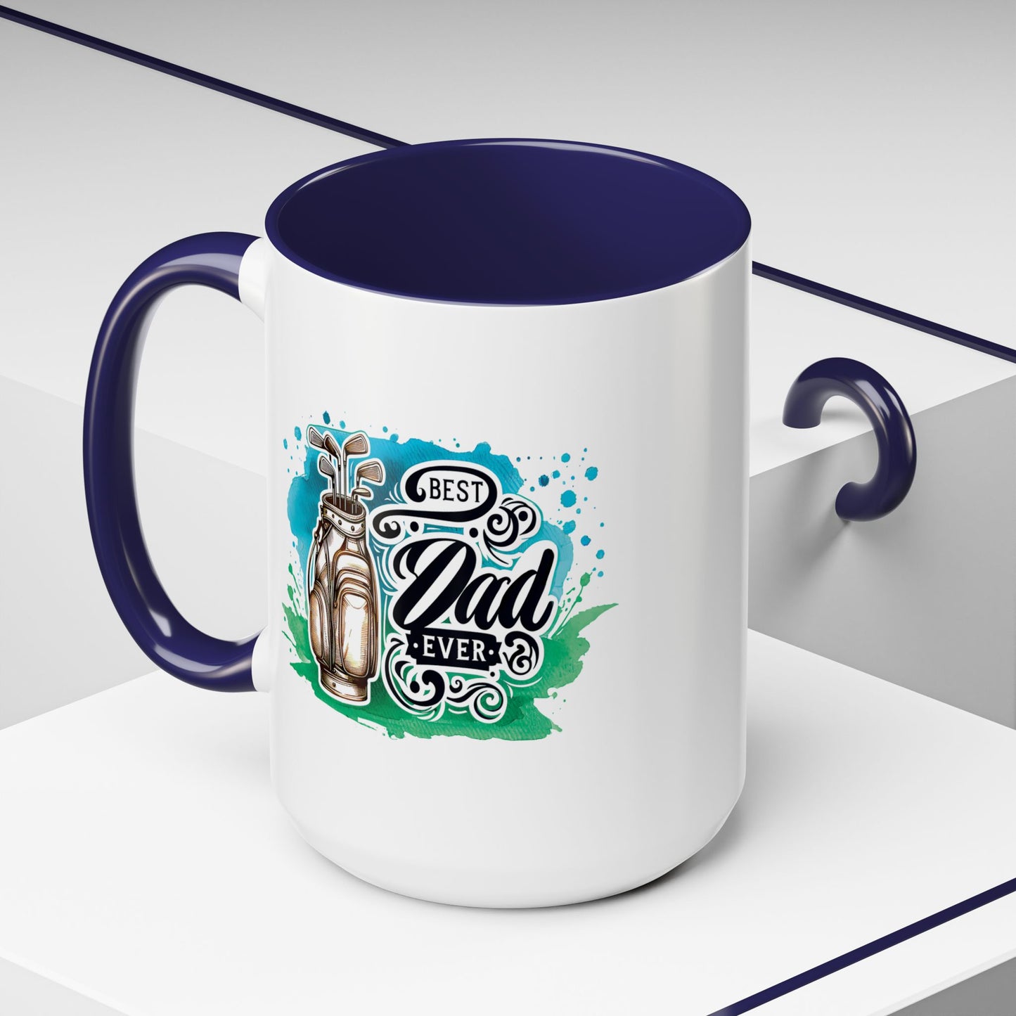 Father's Day Mug - Best Dad Ever Golf