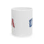 4th of July Mug - USA Red White & blue Stars