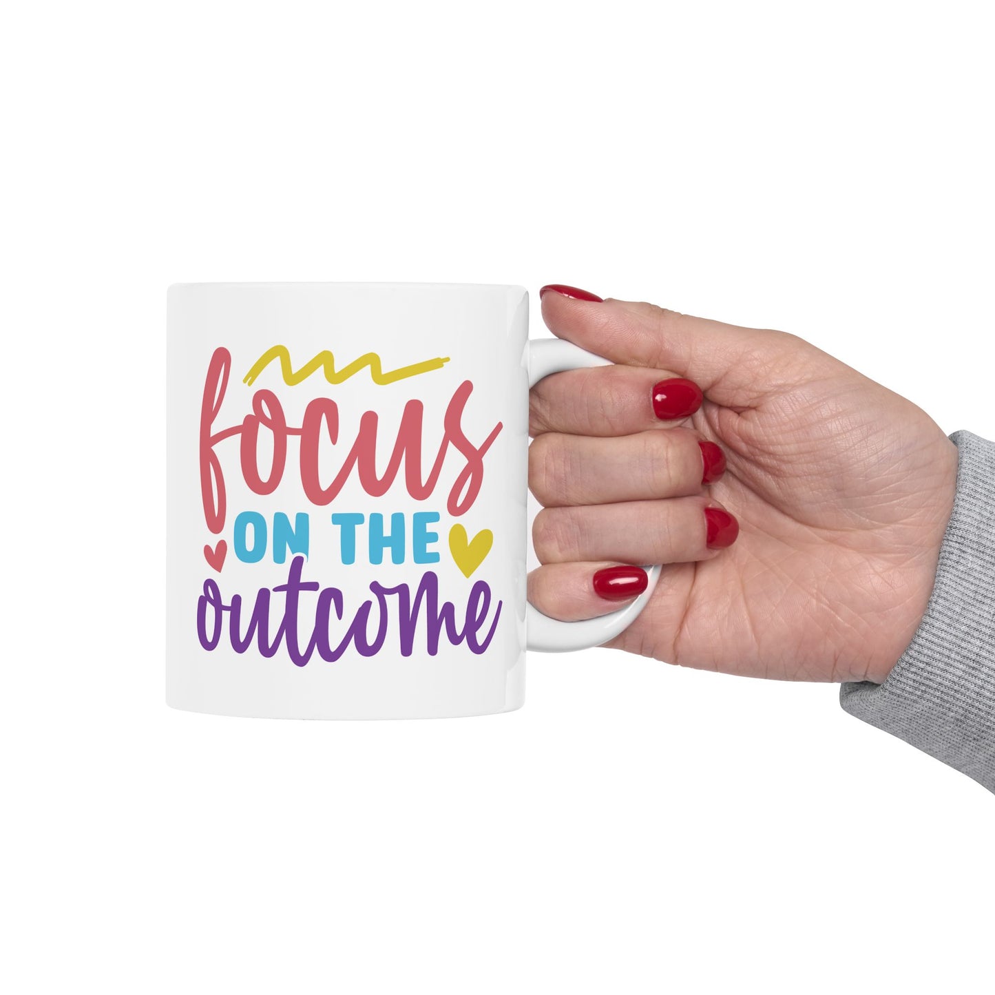 Motivation Mug - Focus On The Outcome