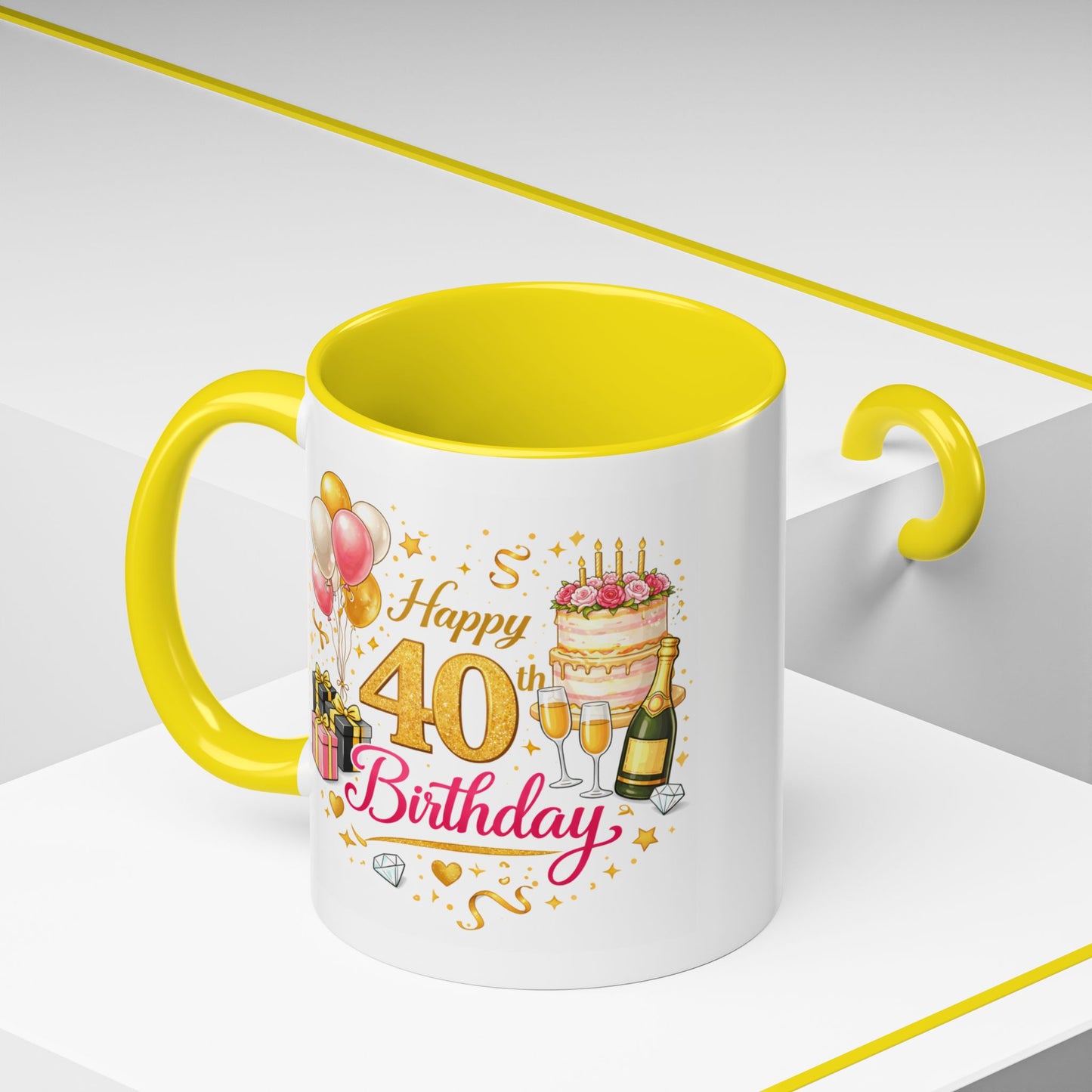 Birthday Mug - Happy 40th