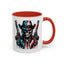 4th of July Mug - Skeleton with American Flag