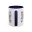 4th of July Mug - USA Preppy Floral