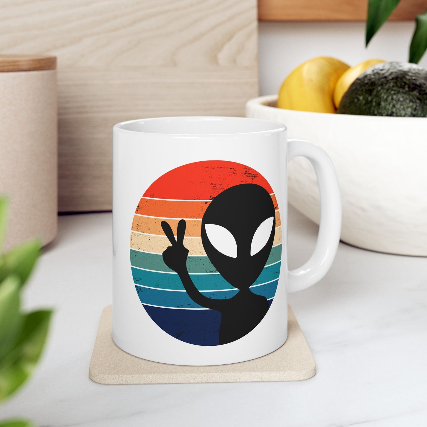 Alien Mug - Peace Alien