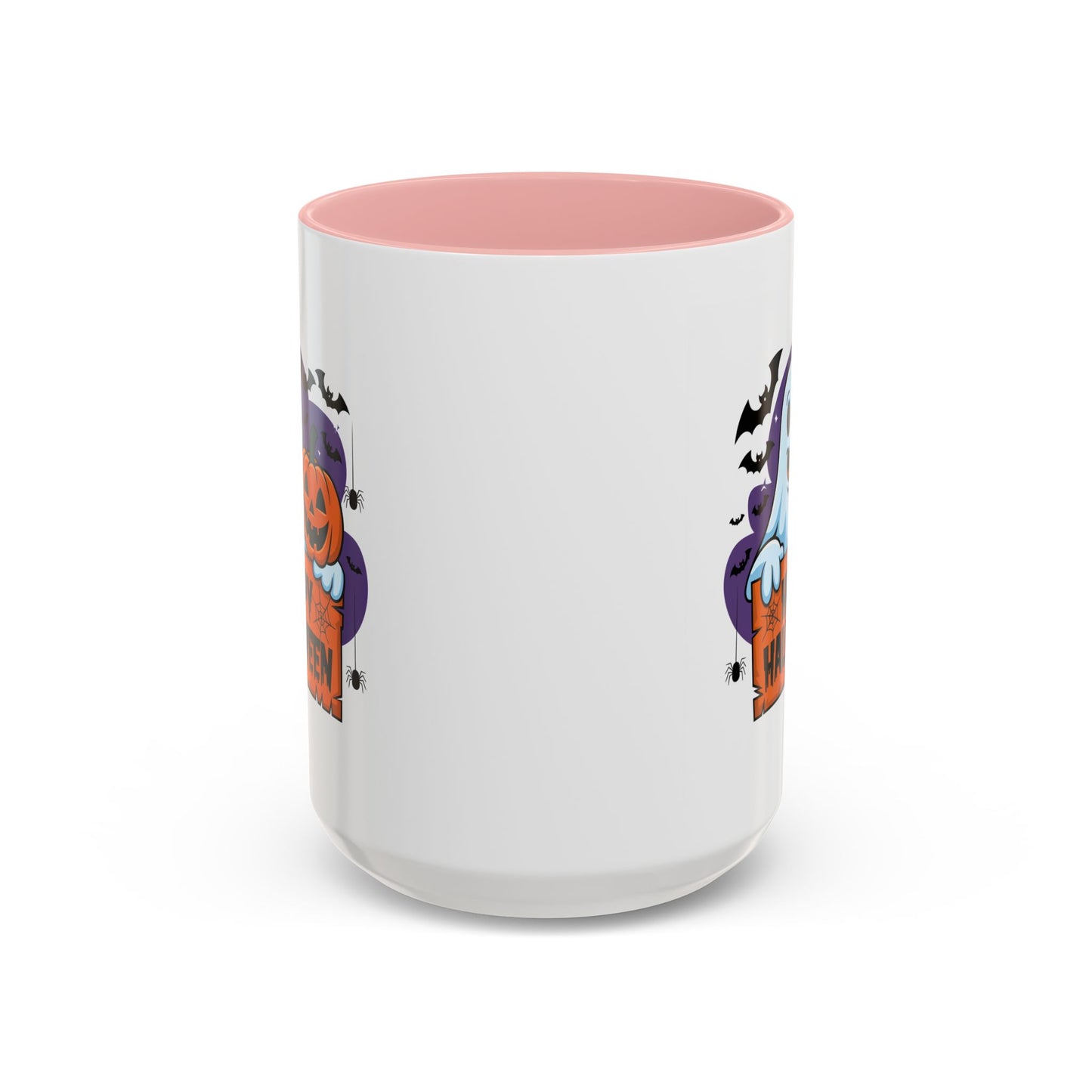 Halloween Mug - Winking Ghost With Pumpkin