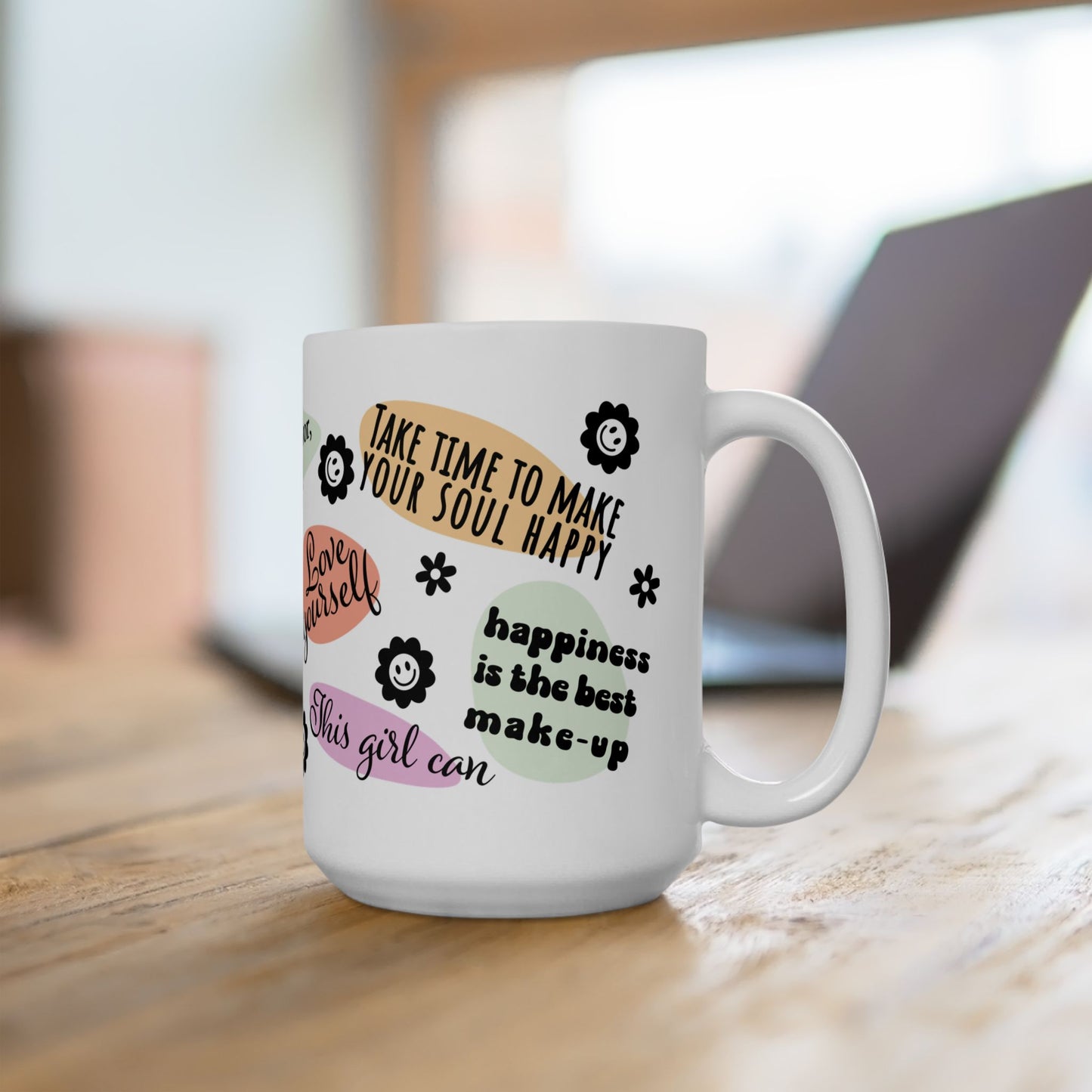 Motivation Mug - Be Your Own Reason to Smile