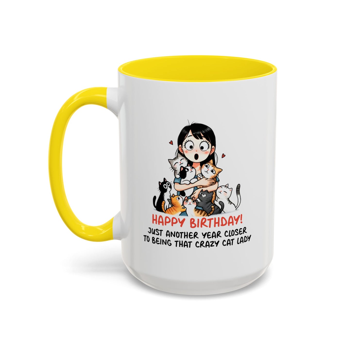 Birthday Mug - Crazy Cat Lady