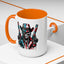 4th of July Mug - Skeleton with American Flag