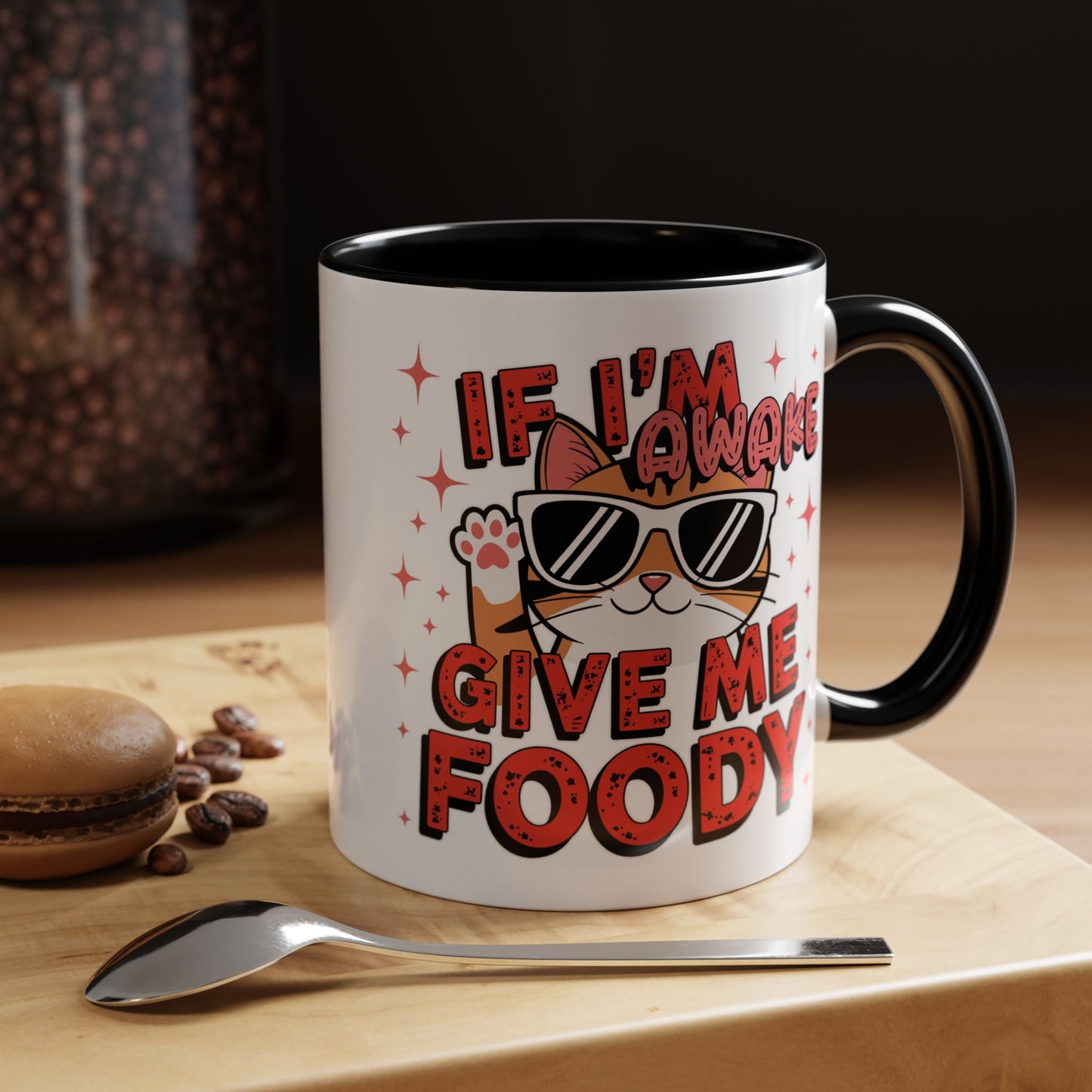 Animal Mug - If I'm Awake Give Me Foody
