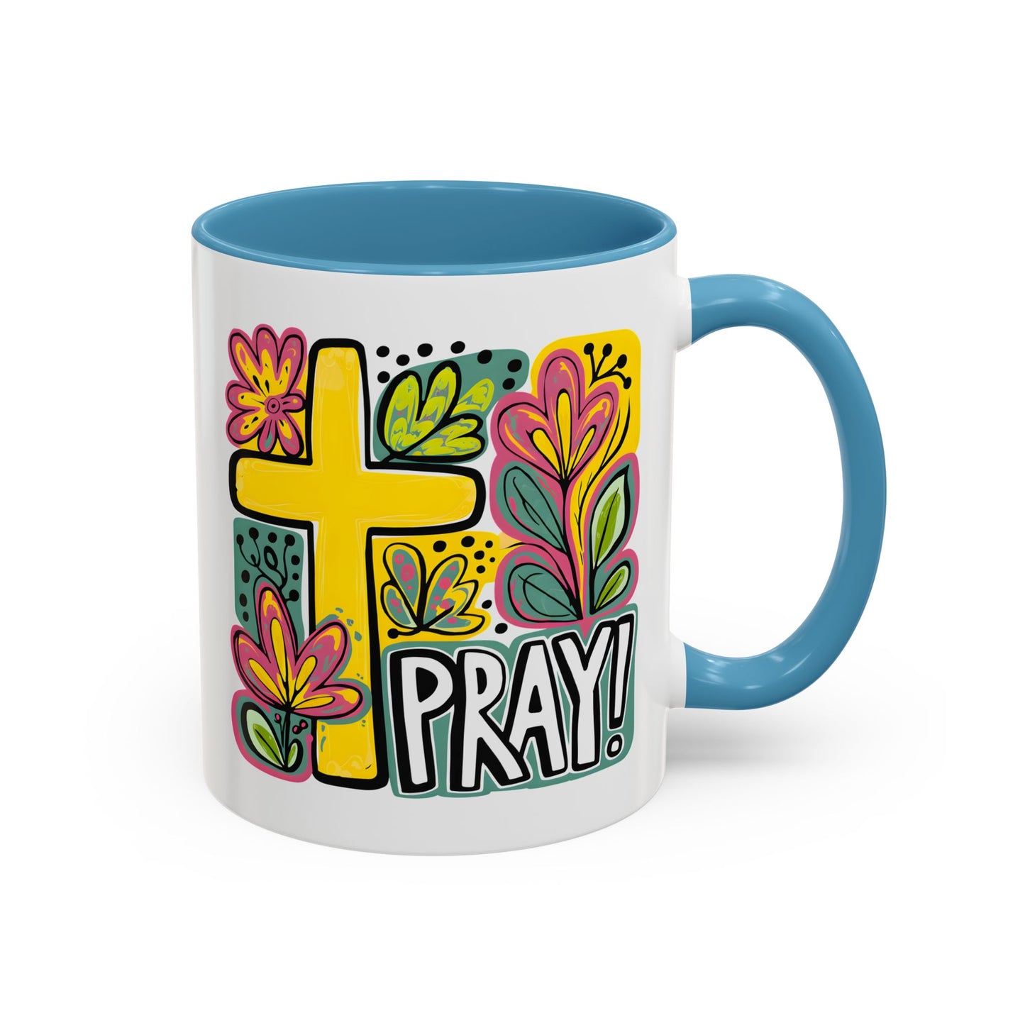 Religious Mug - Pray Cross
