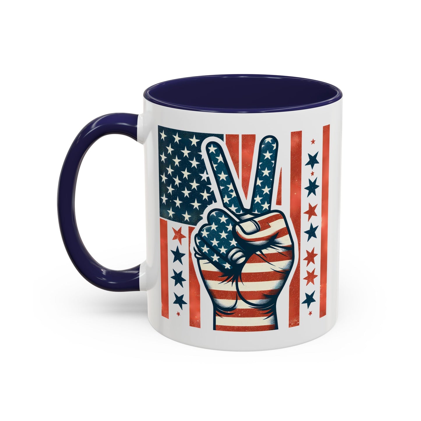 4th of July - Peace Sign Flag