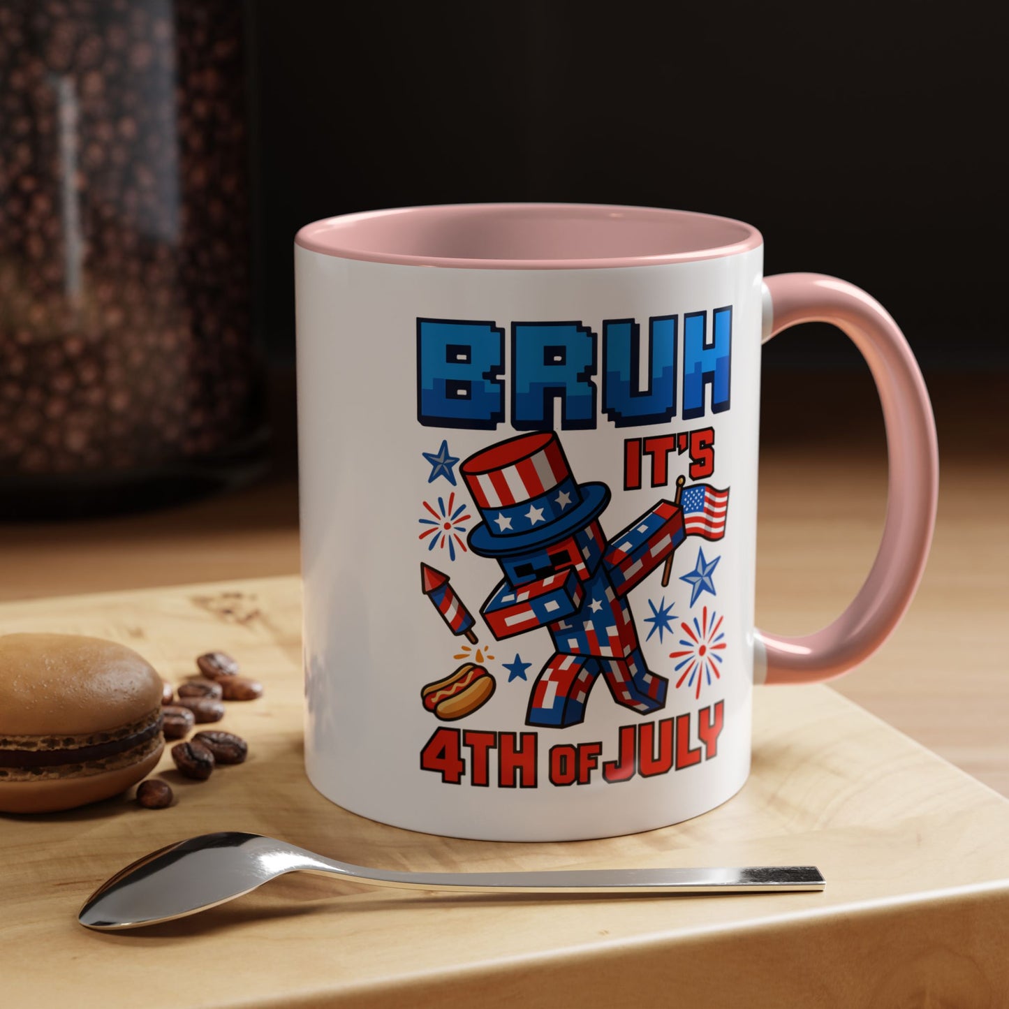 4th of July Mug - Bruh It's 4th of July