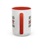 Christmas Mug - Ho Ho Ho Merry Christmas Green & Red Text 2