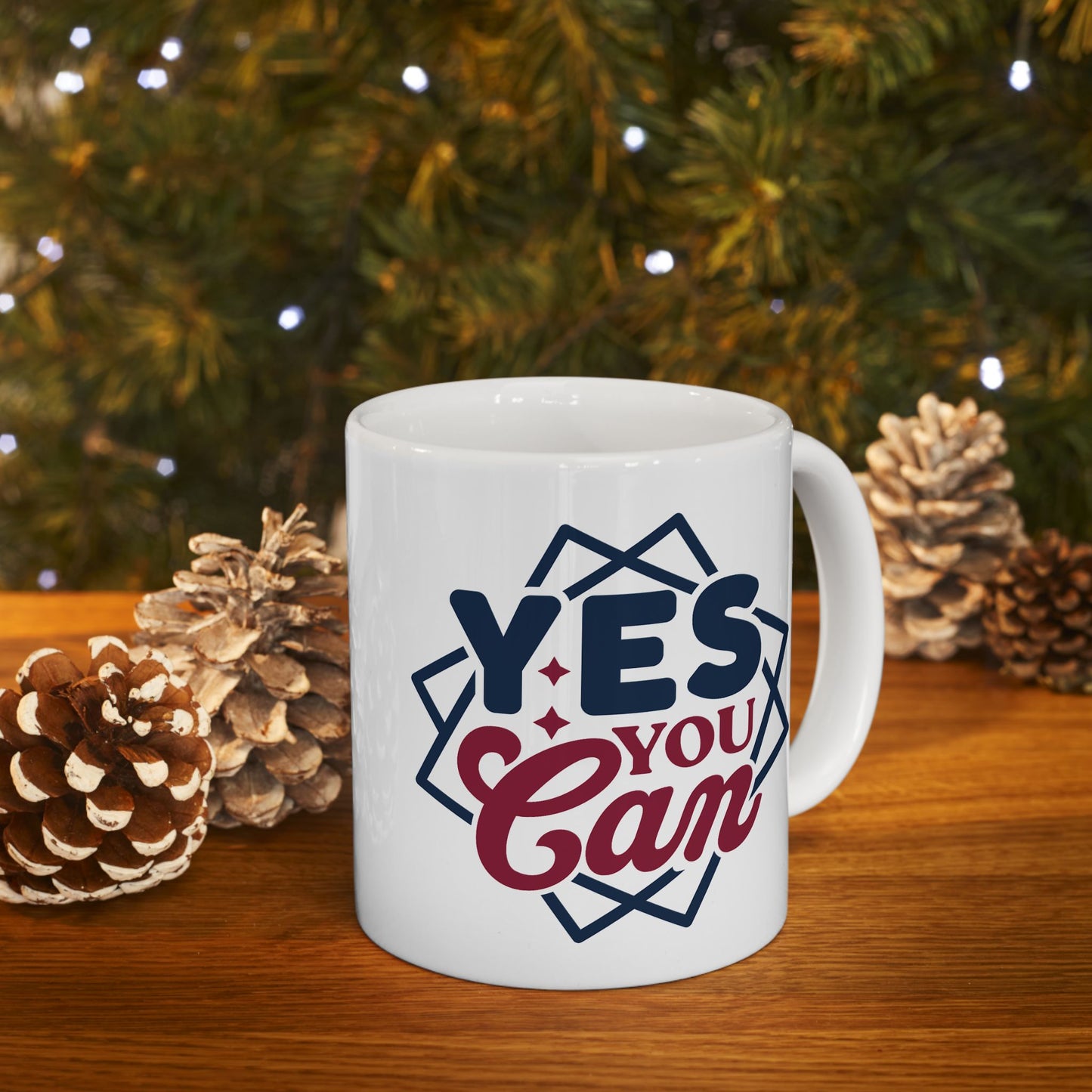 Motivation Mug - Yes You Can Squares