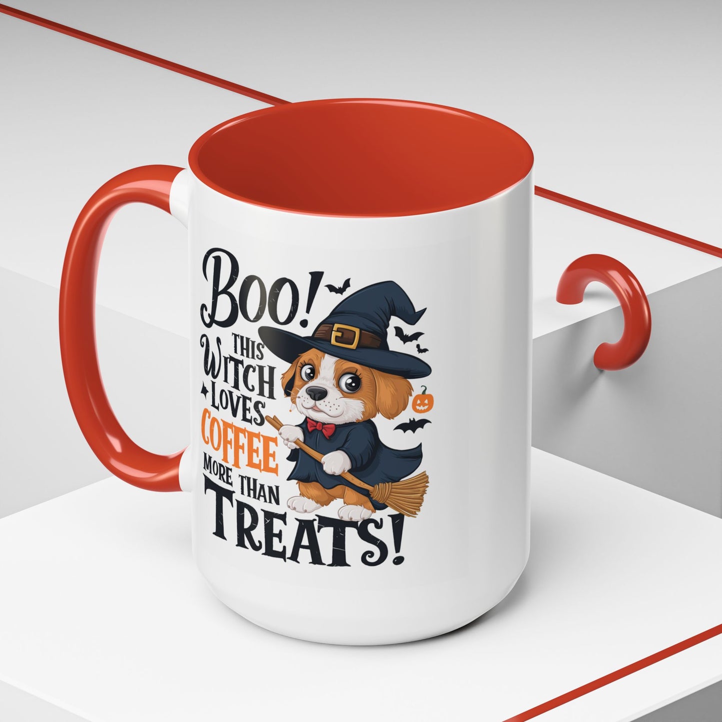 Halloween Mug - Puppy Witch