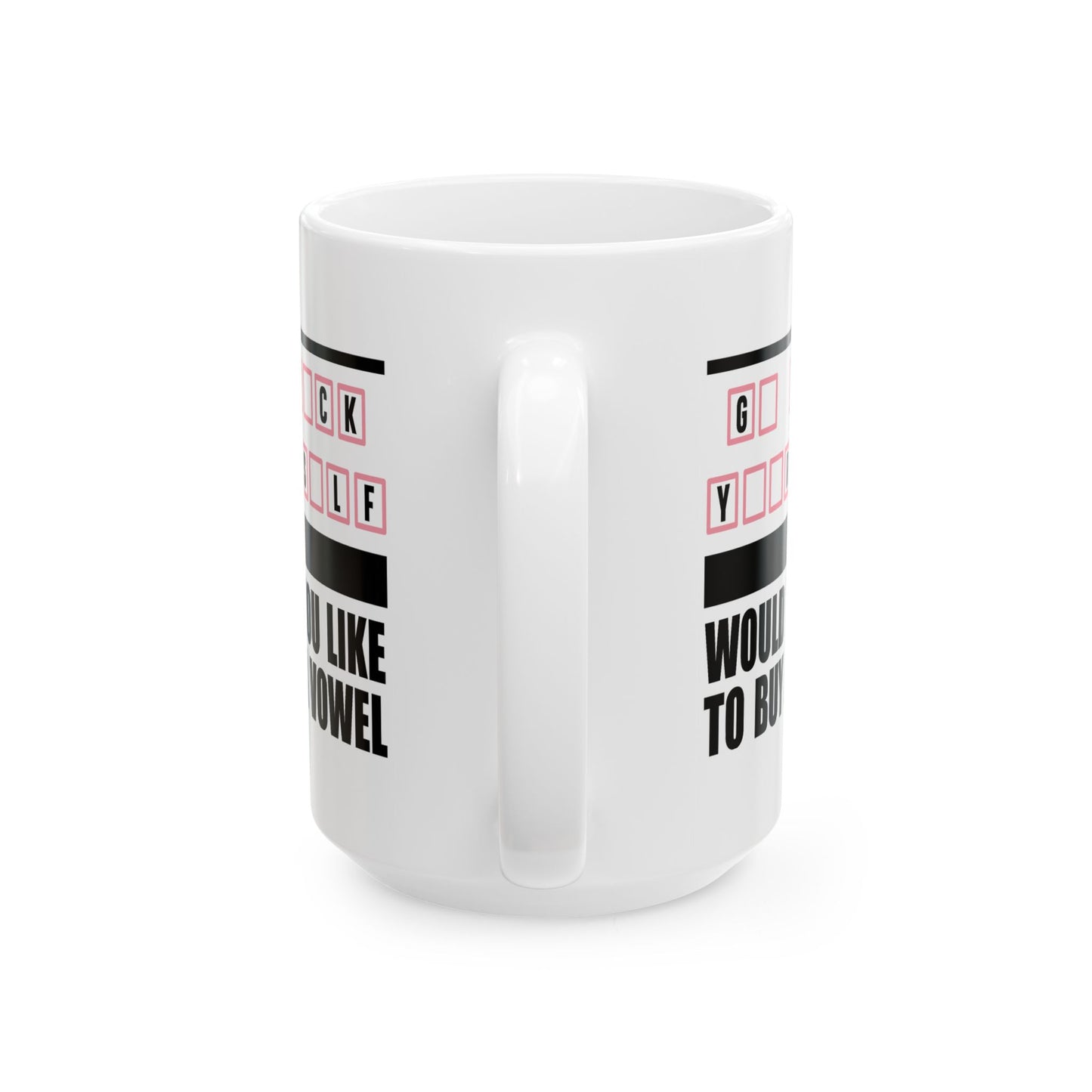 Adult Mug - Would You Like To Buy A Vowel