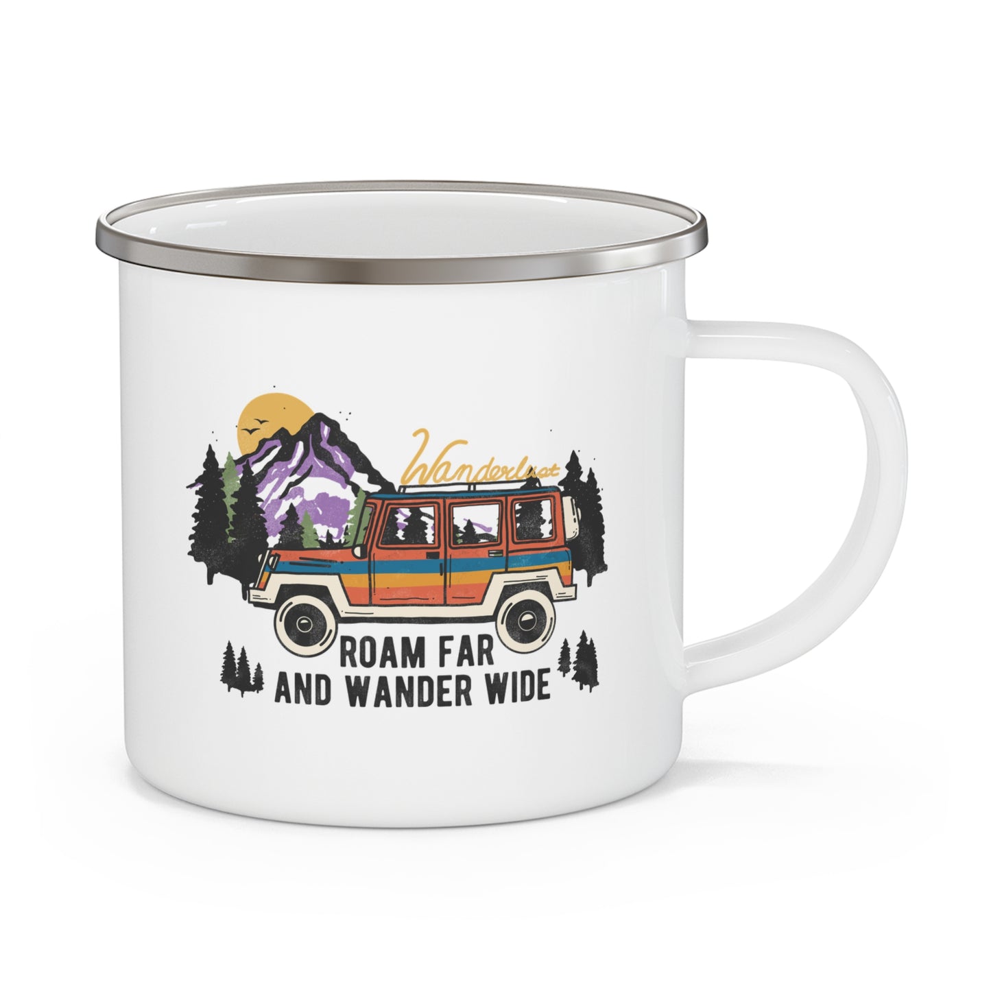 Adventure Mug - Roam Far and Wander Wide