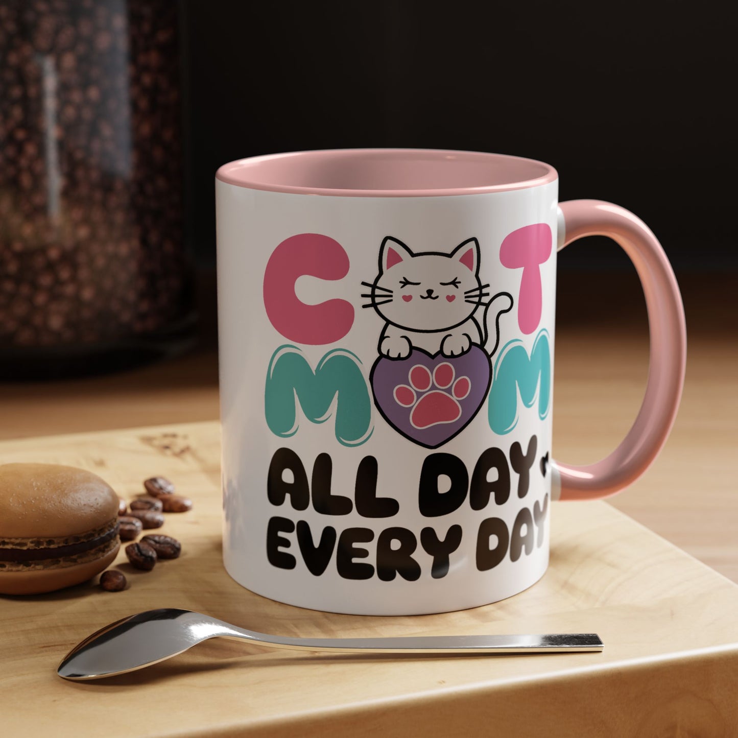 Animal Mug - Cat Mom All Day