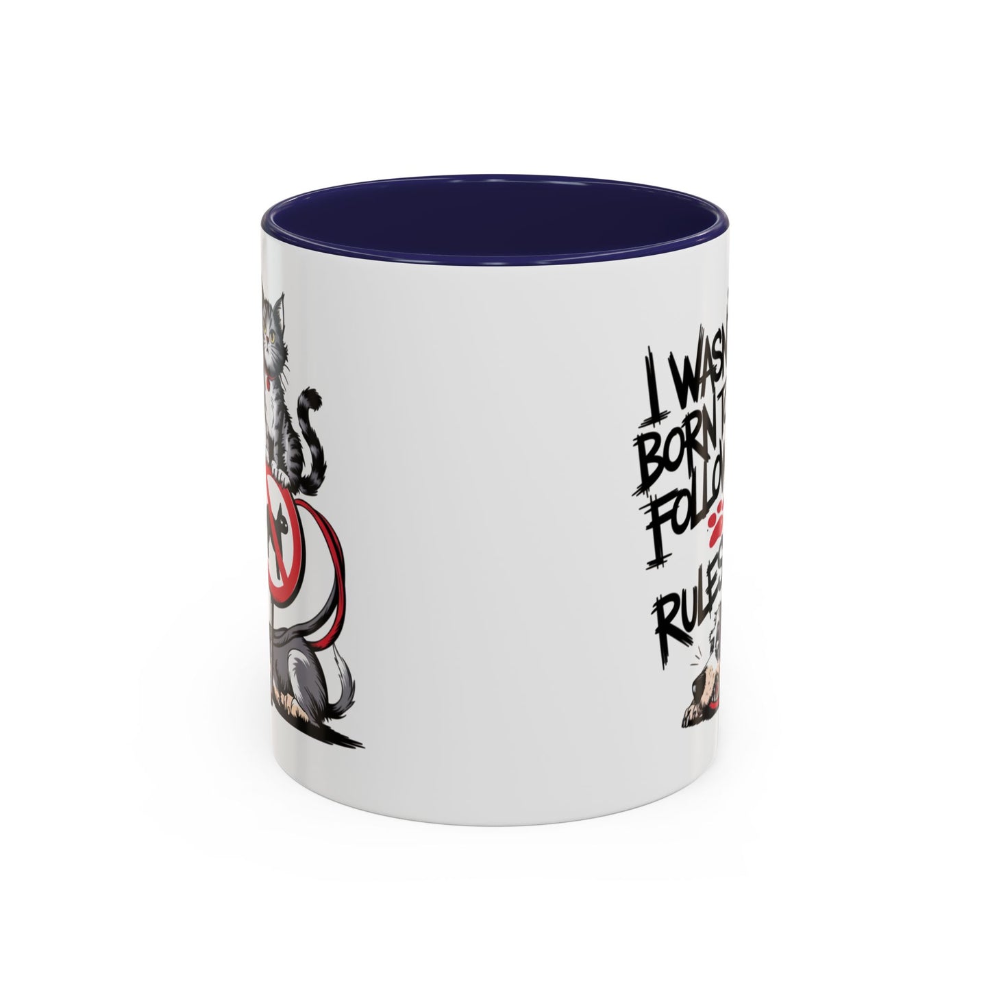 Animal Mug - I Wasn't Born To Follow Rules