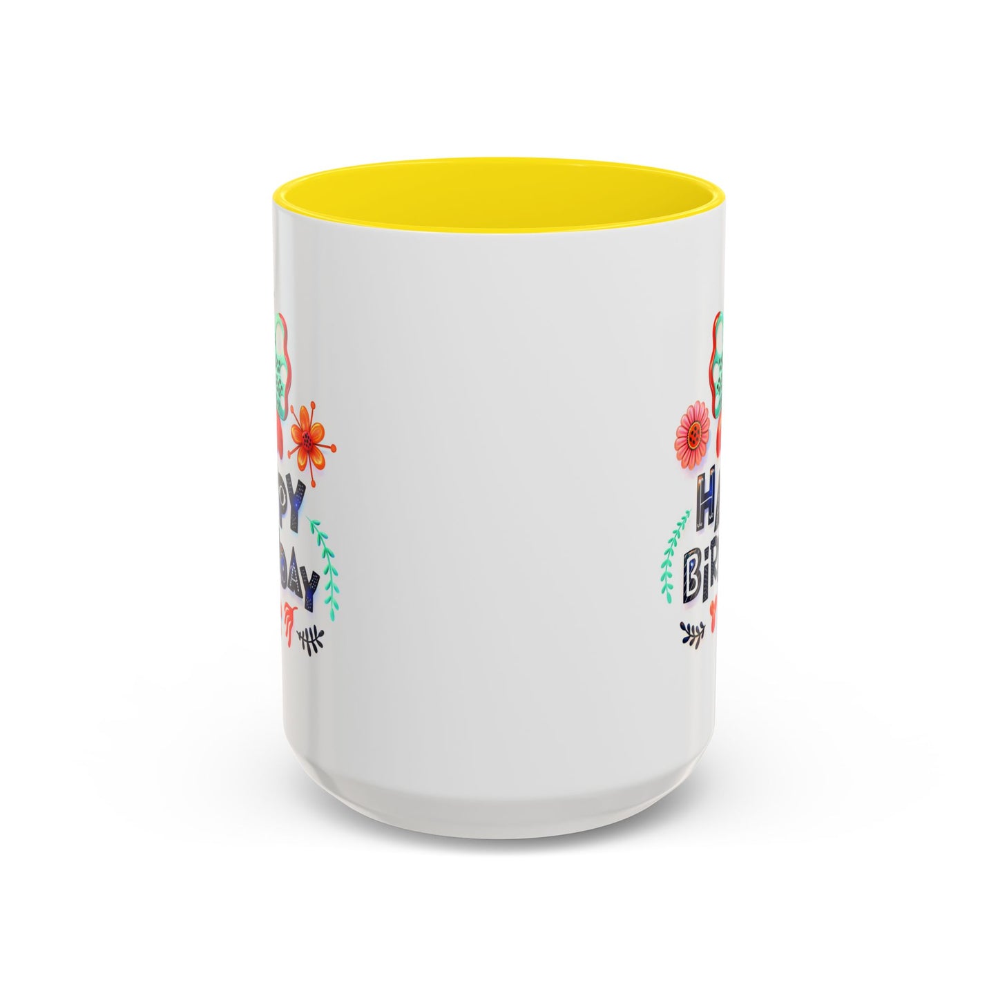 Birthday Mug - Butterfly Flowers