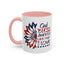4th of July Mug - God Bless America Sunflower