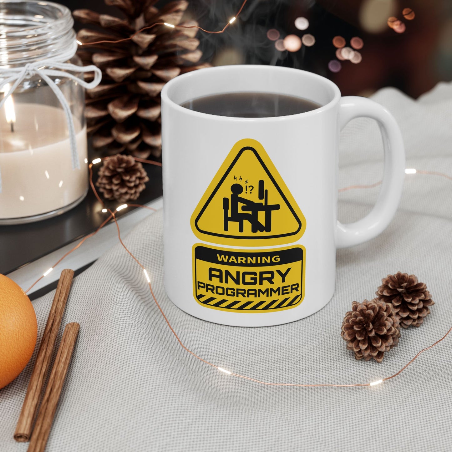 Office Mug - Warning Angry Programmer