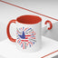 4th of July Mug - Star Flag Fireworks