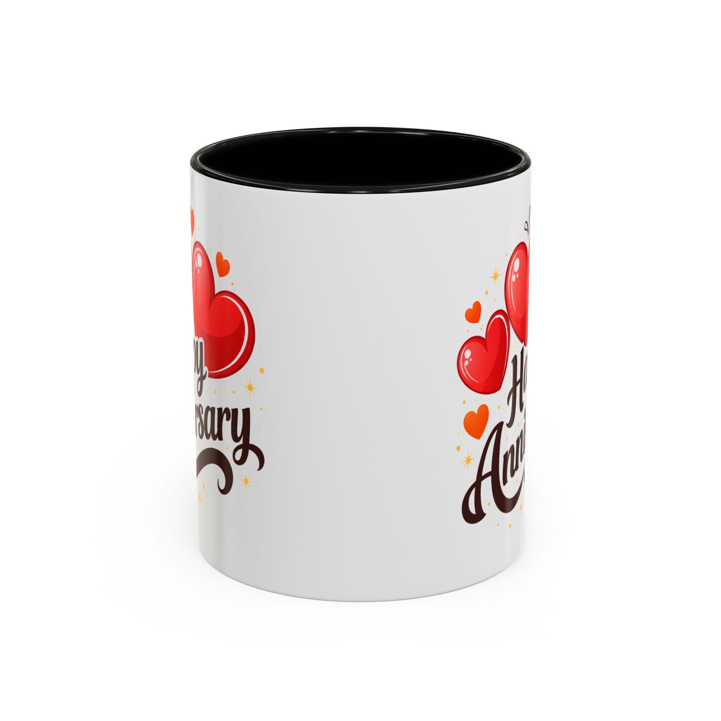 Anniversary Mug - Happy Anniversary Hearts