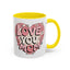 Mother's Day Mug - Love You Mom Retro Heart