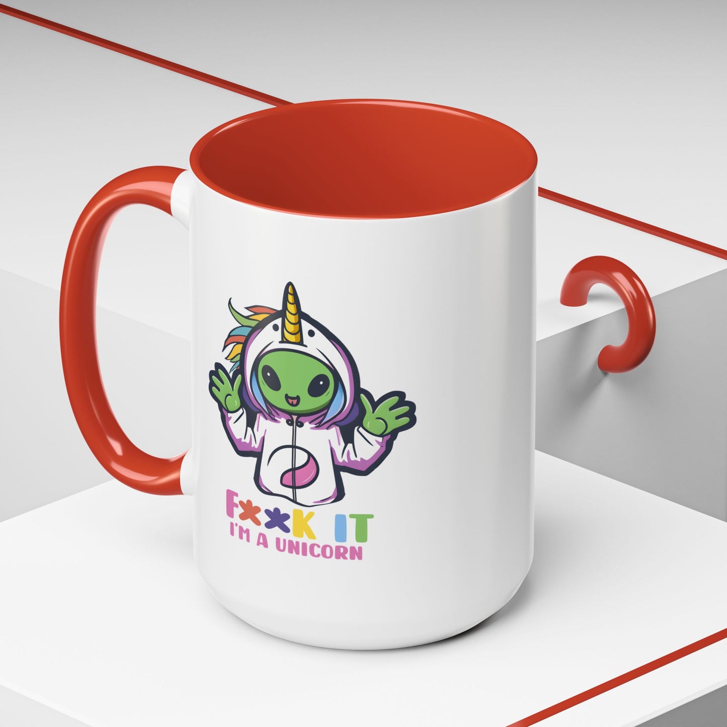 Alien Mug - F**K It I'm A Unicorn