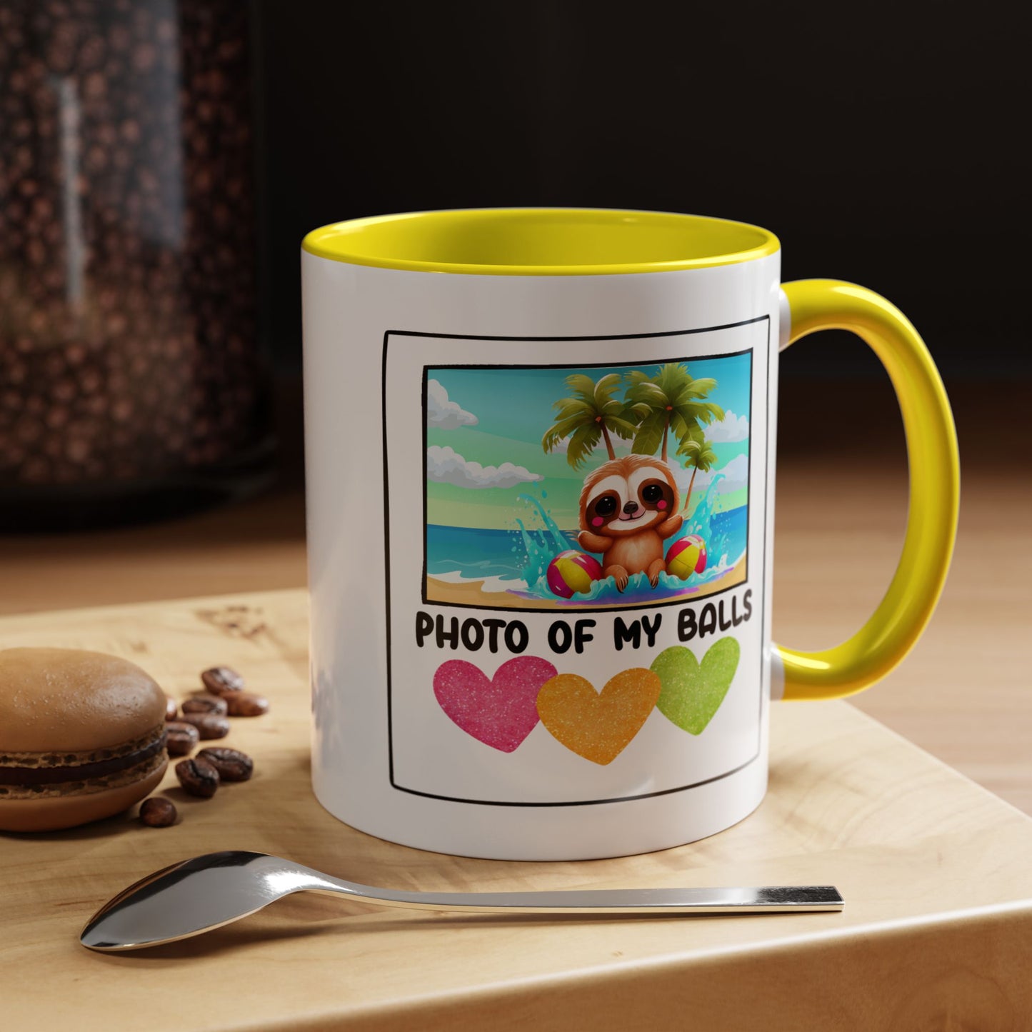 Adult Mug - Photo of My Balls