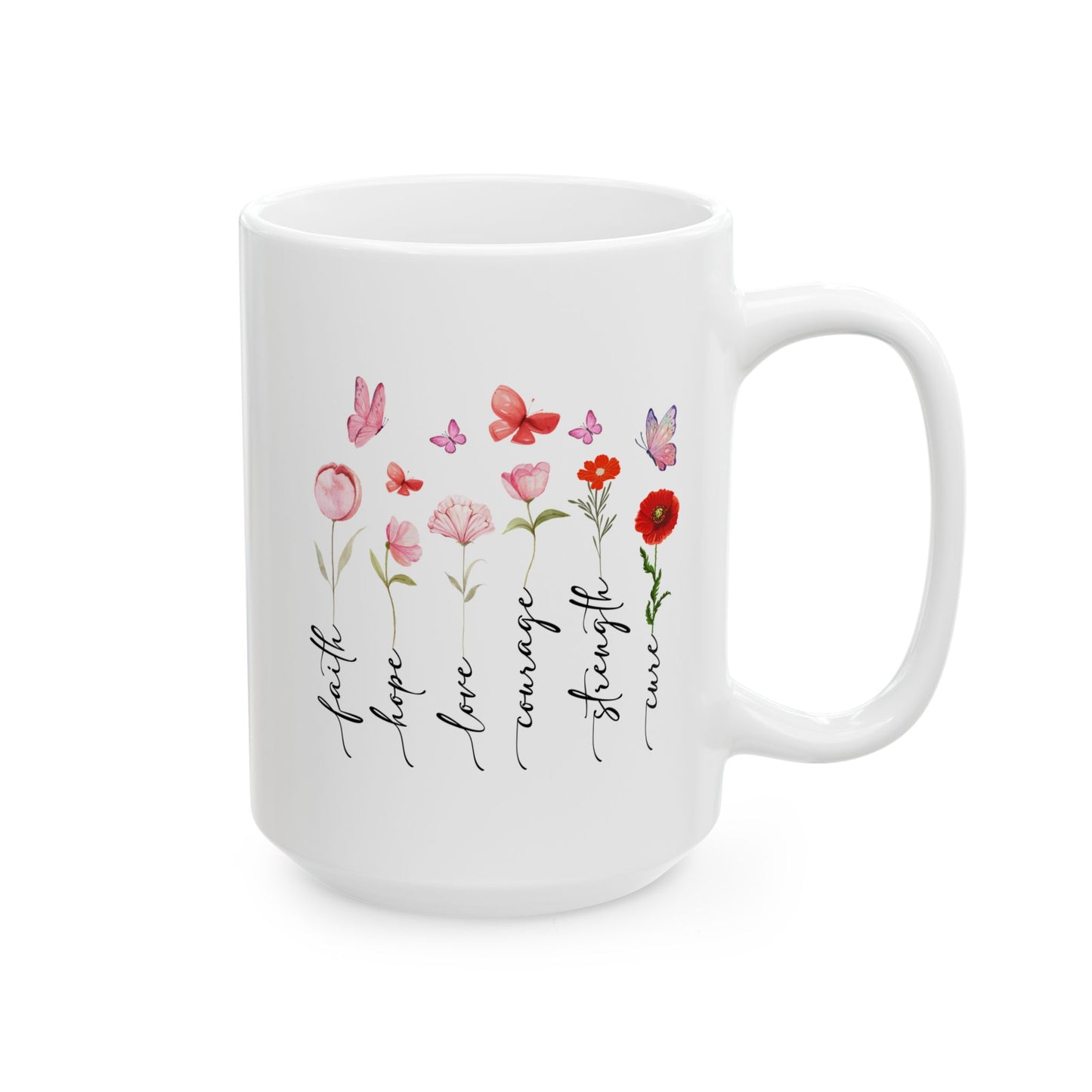 Religious Mug - Faith Hope Love