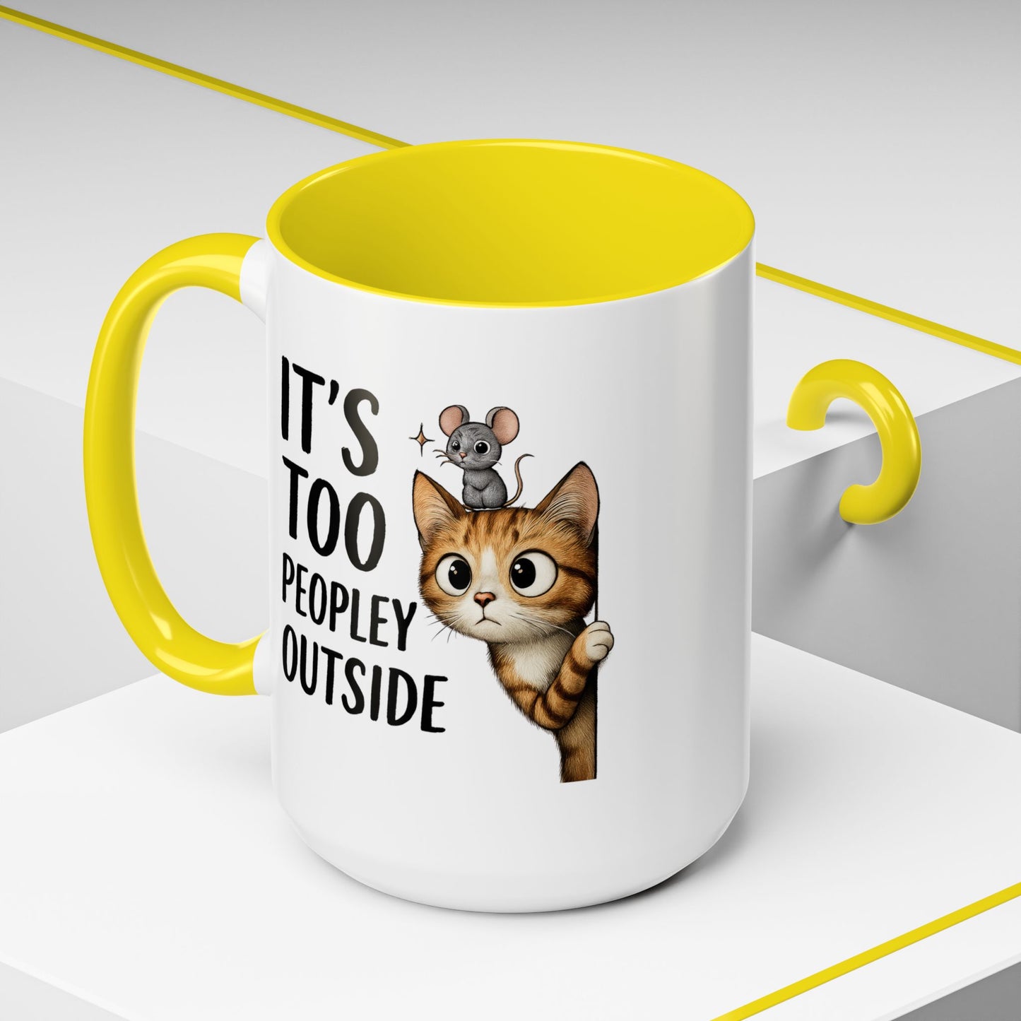 Animal Mug - It's Too Peopley Outside