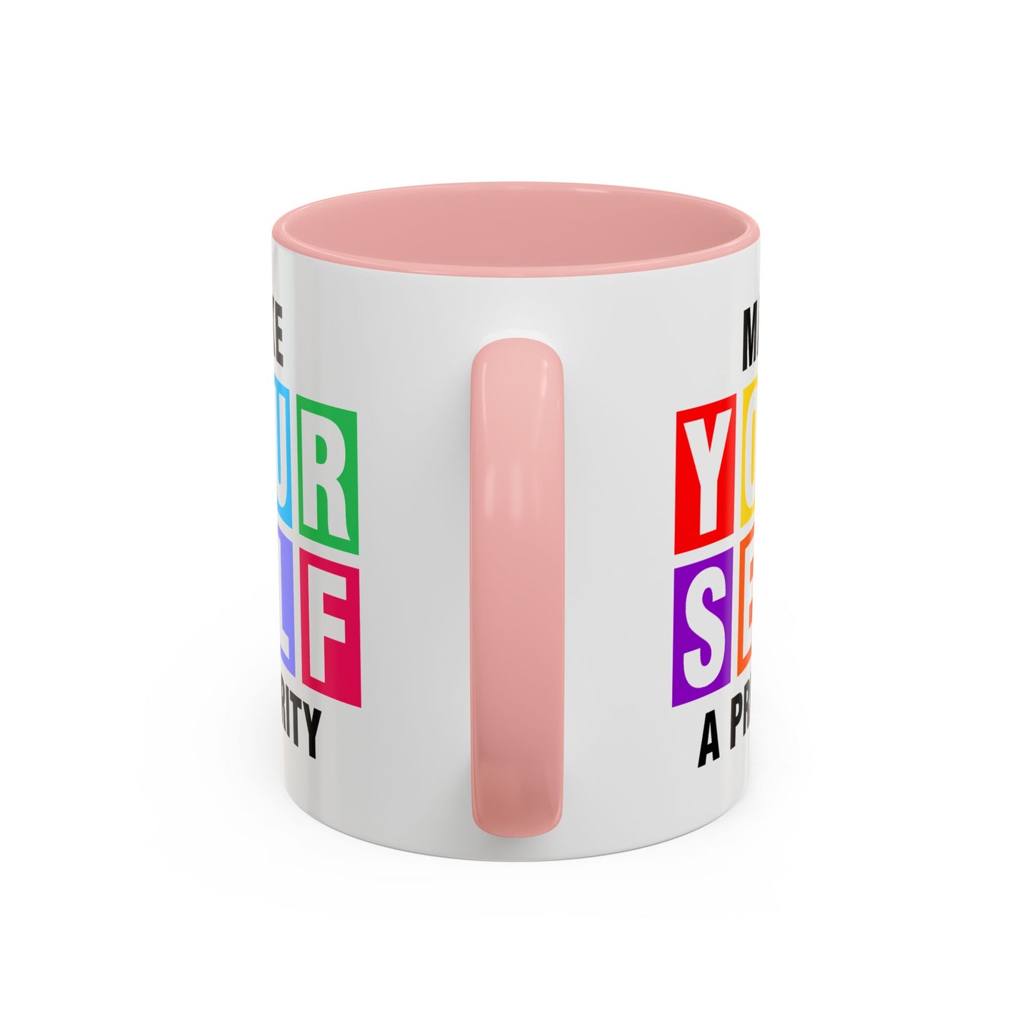 Wellness Mug - Make Yourself a Priority Colored Blocks
