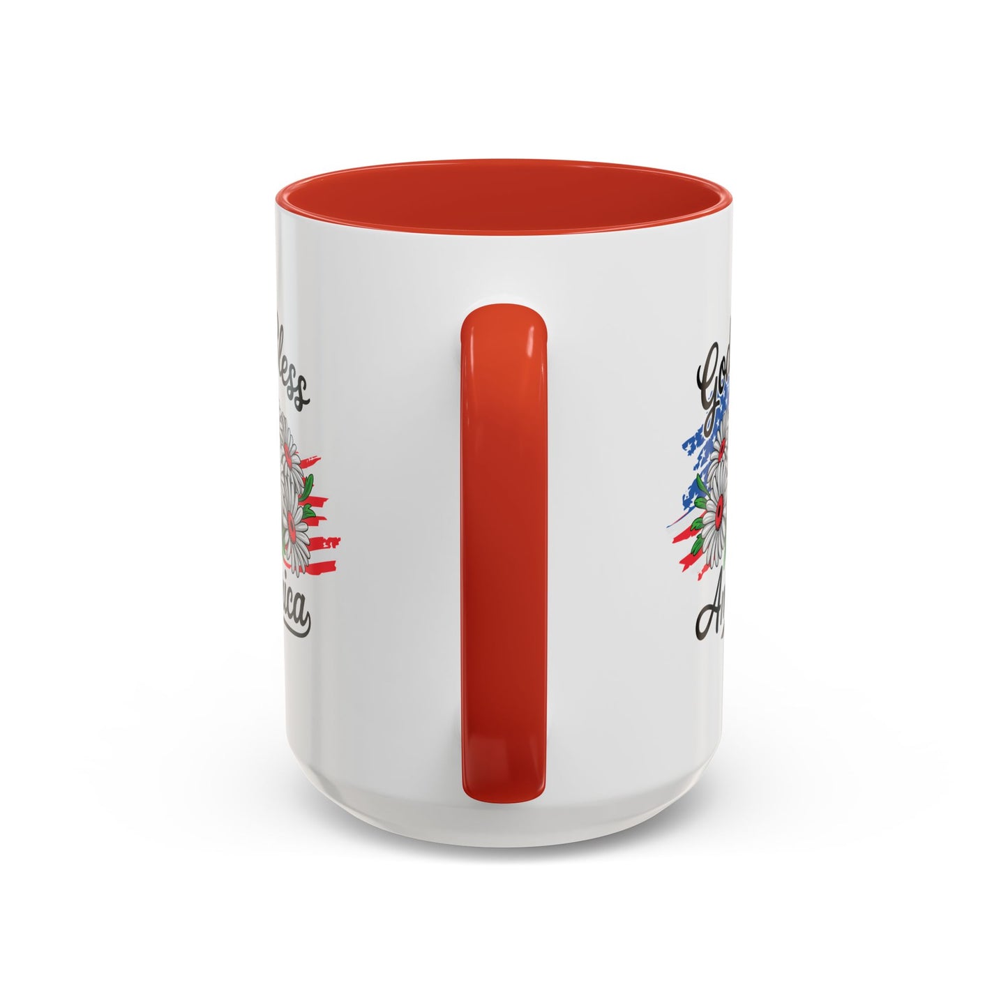 4th of July Mug - God Bless America Daisies