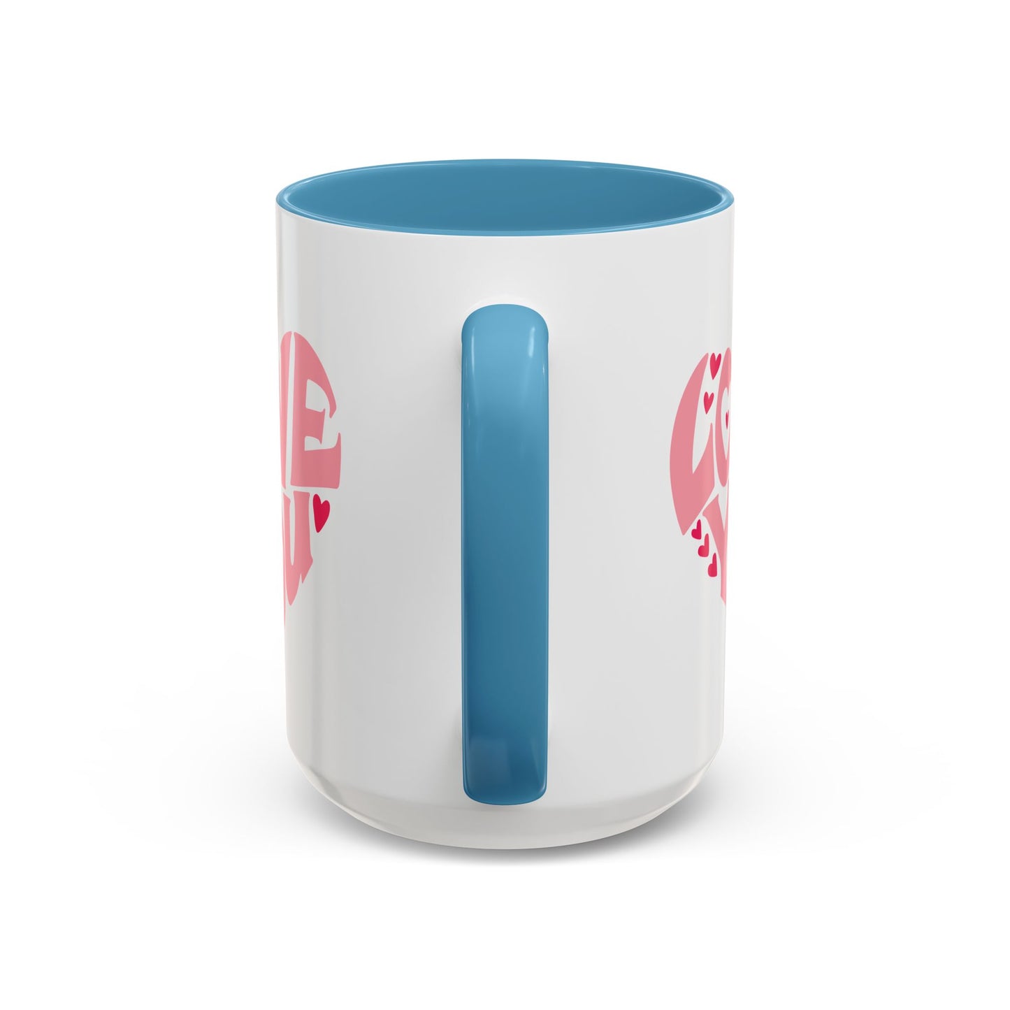 Valentine's Day Mug - Love You Heart Lettering