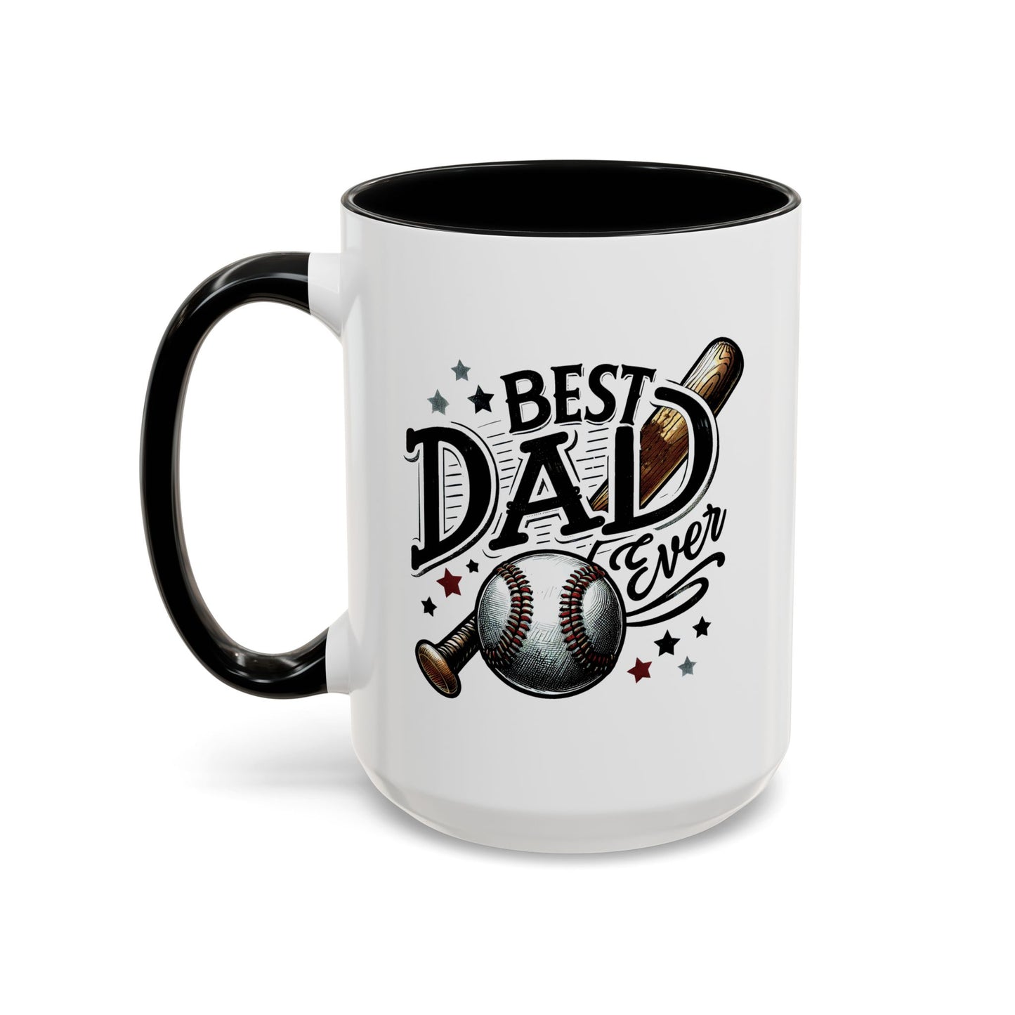 Father's Day Mug - Best Dad Ever Baseball
