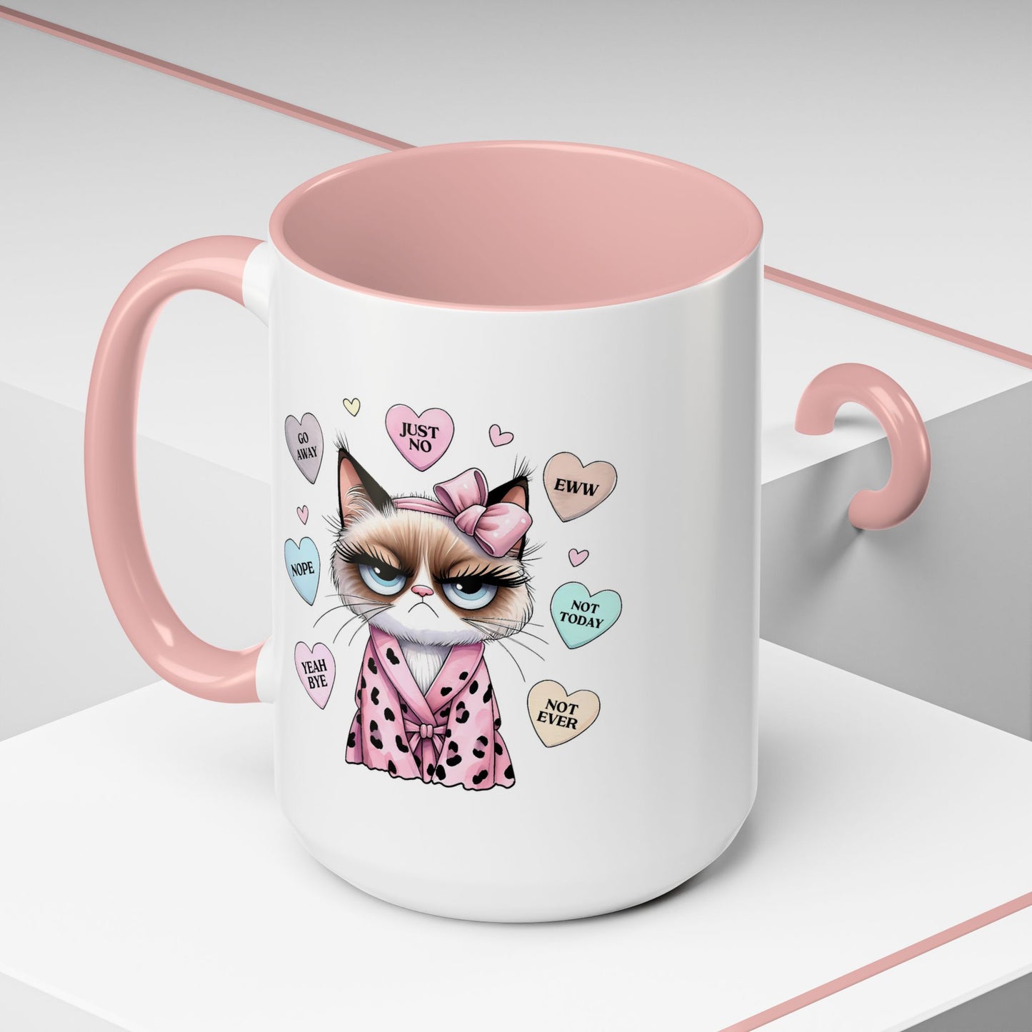Animal Mug - Conversation Hearts